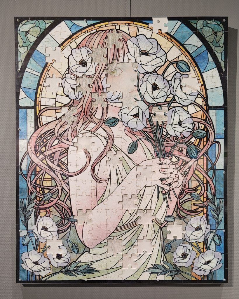 大型アクリルパズル